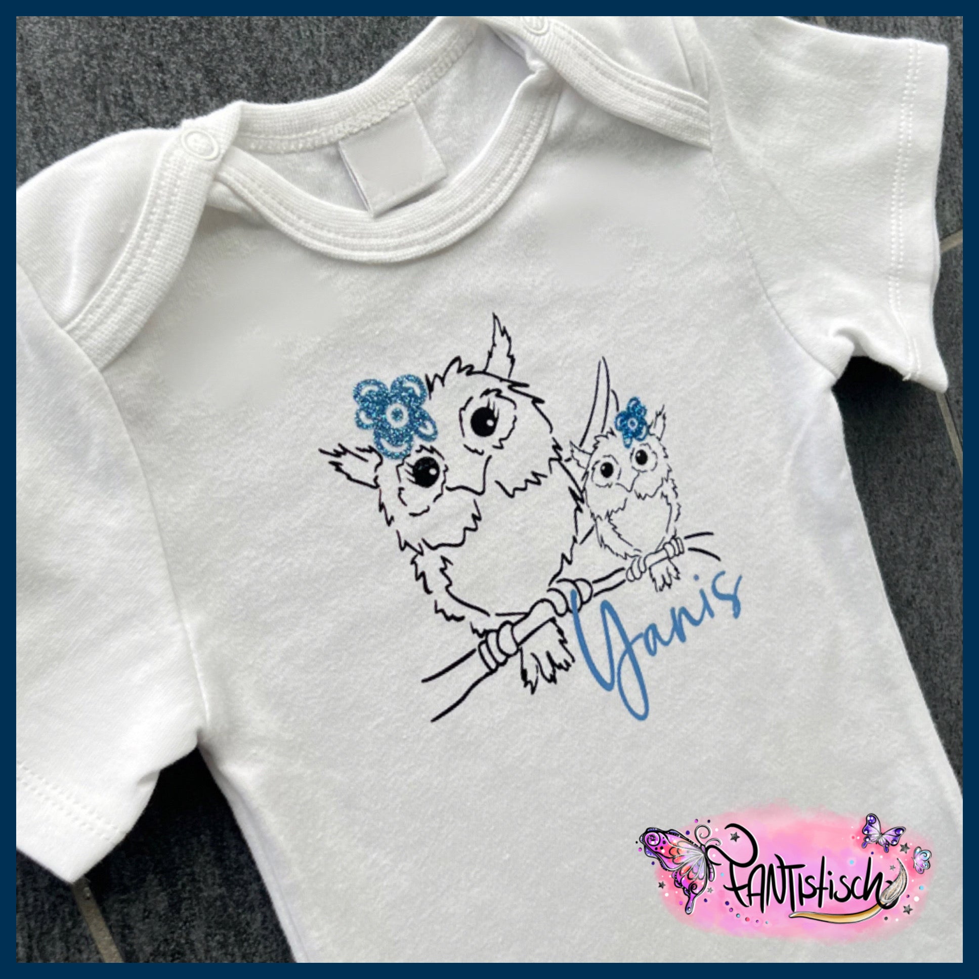 Kinder-T-Shirt oder Babybody mit FANTIstischem Motiv