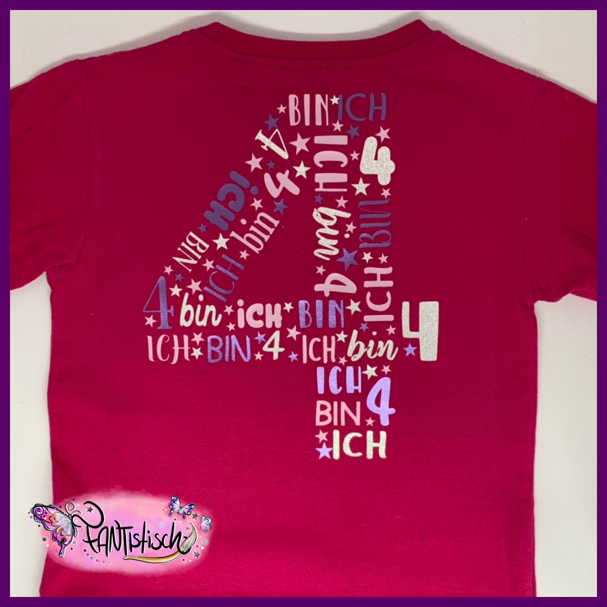 Kinder-T-Shirt mit Geburtstagszahl