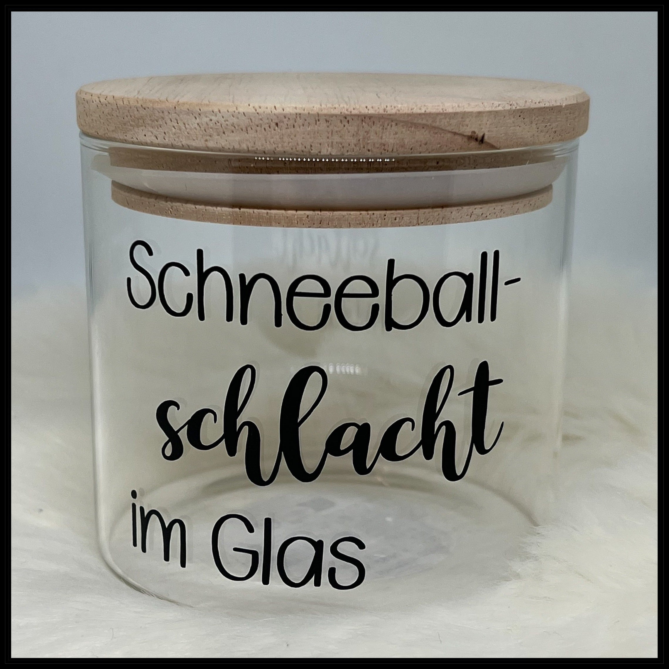 Vorratsglas 'Schneeballschlacht'
