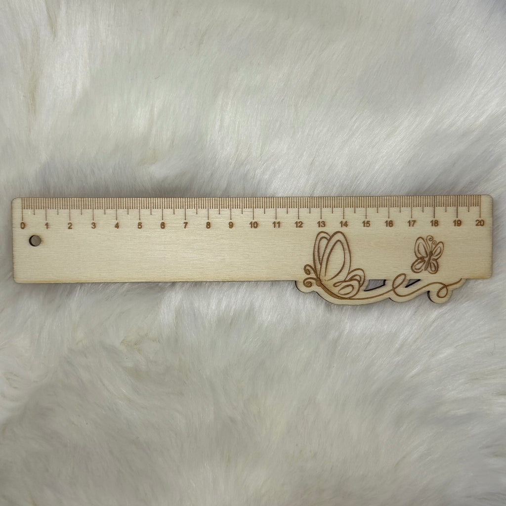 Personalisierter Holzmassstab