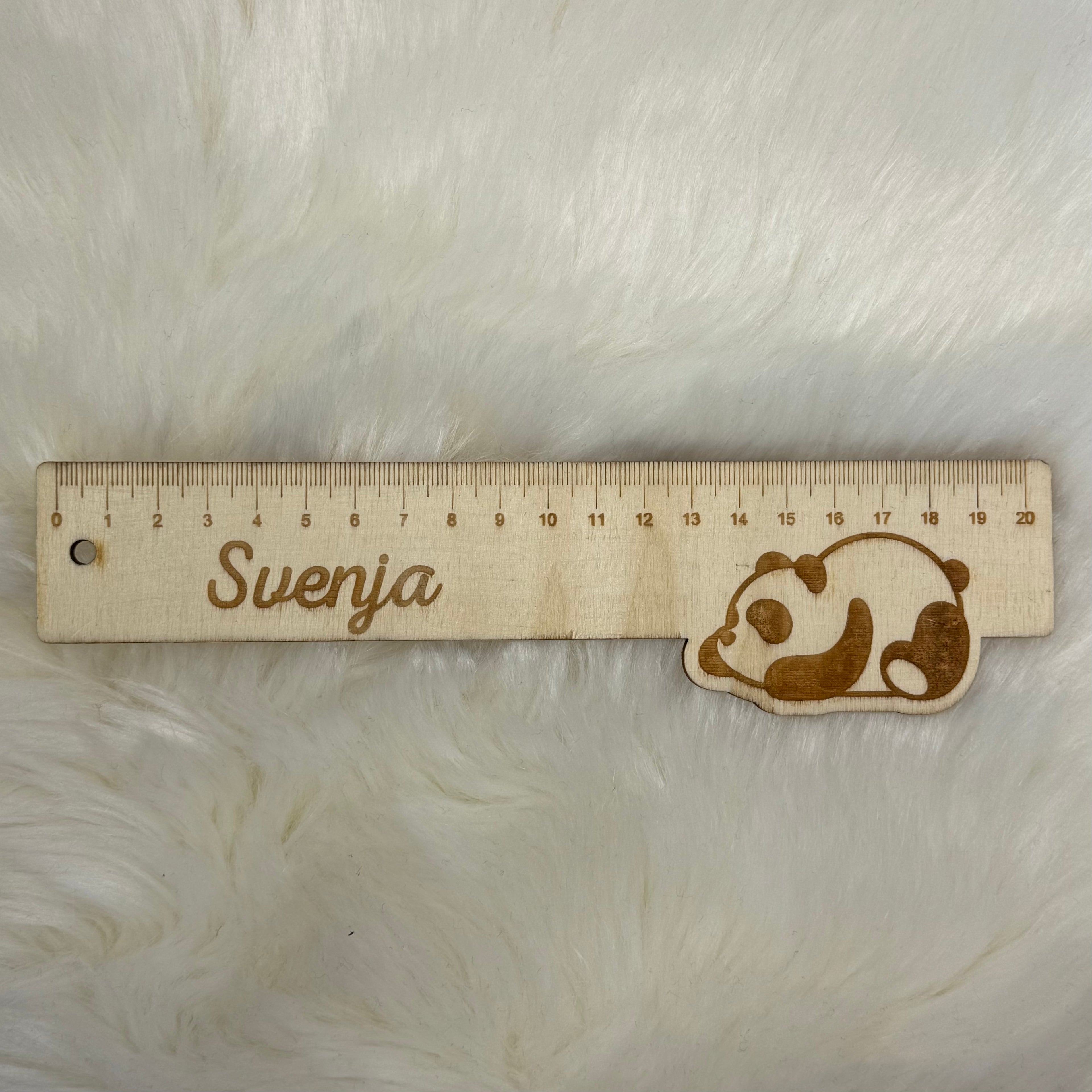 Personalisierter Holzmassstab