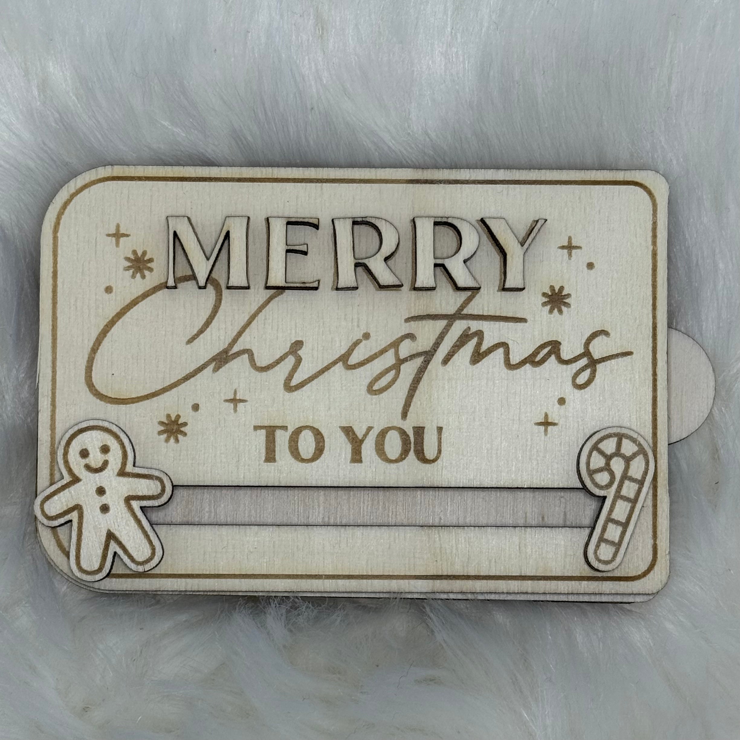 Verpackung für Geschenkkarten