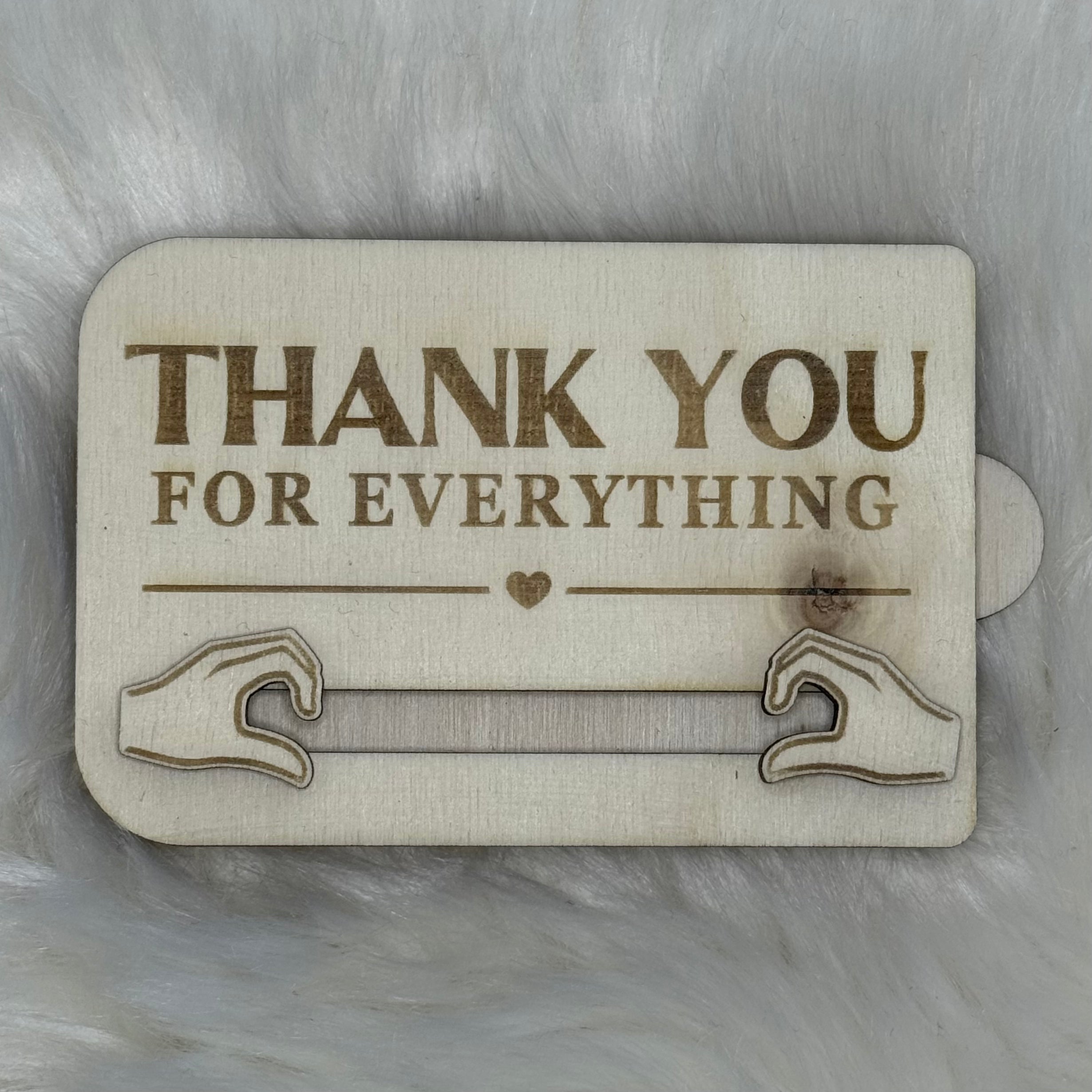 Verpackung für Geschenkkarten